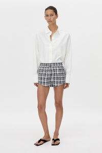 Lucente Check Micro Short