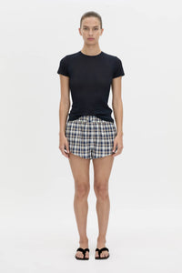 Lucente Check Micro Short