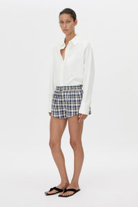 Lucente Check Micro Short