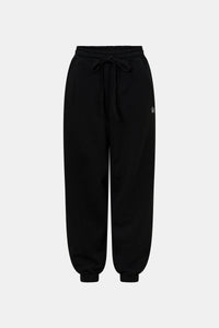 Ghost view CAMILLA AND MARC Lyra Logo Track Pant in Black and White with relaxed fit and embroidered initial detail.