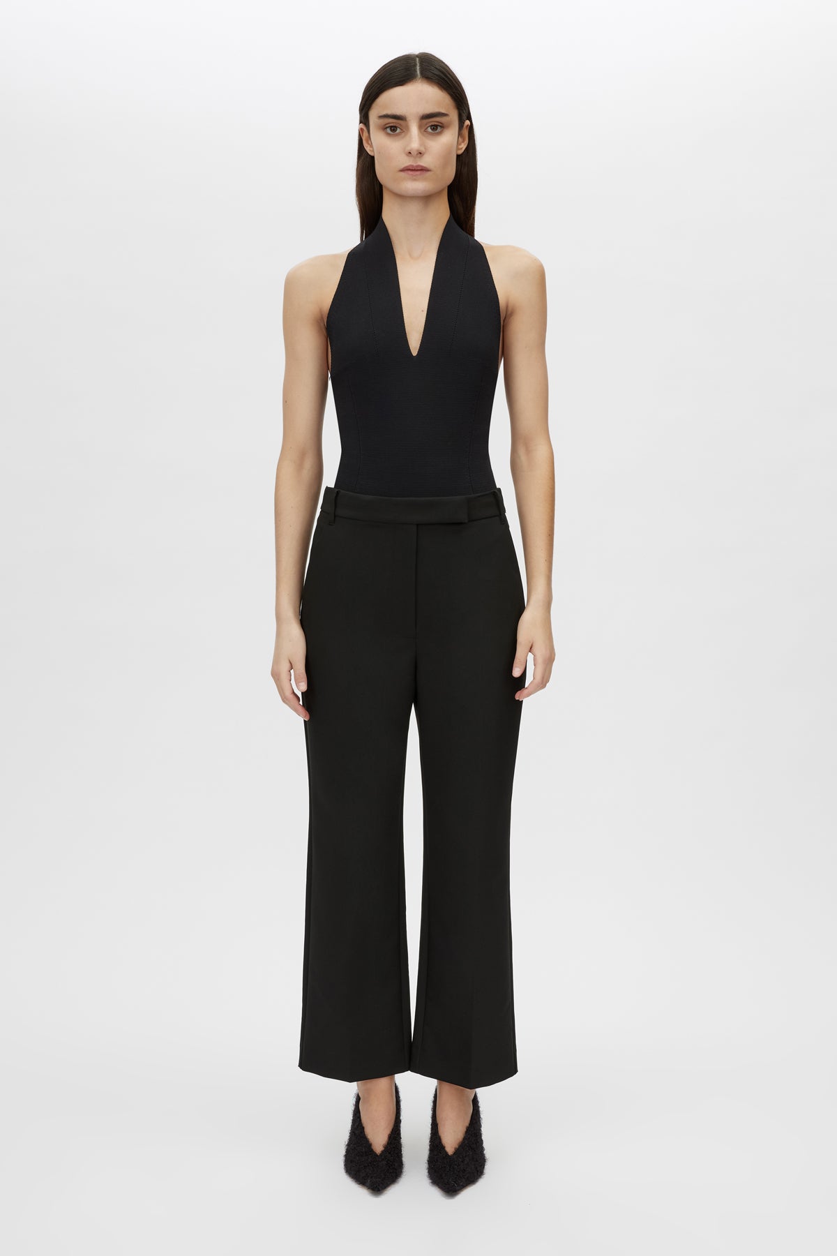 Mackinley Cropped Pant in Black - CAMILLA AND MARC® C&M