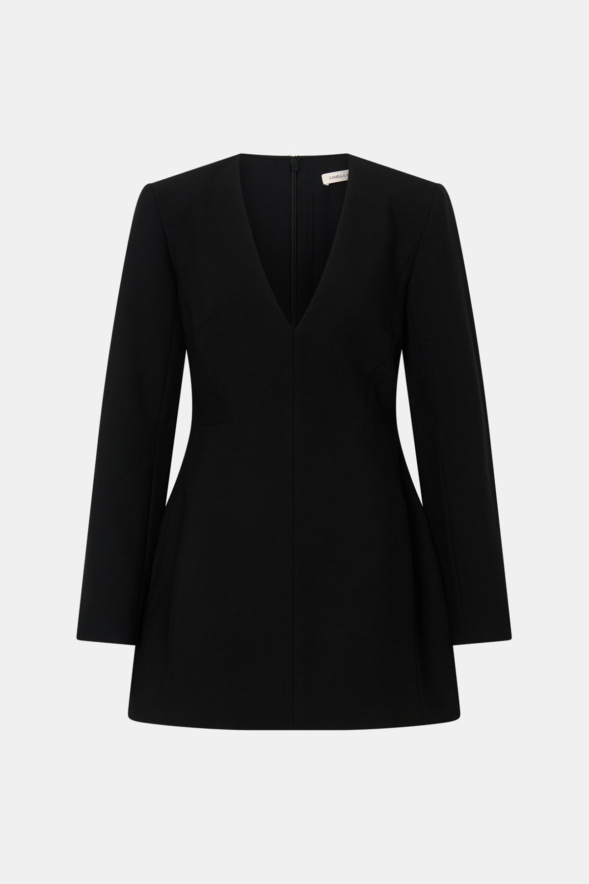 Mackinley Tailored Mini Dress in Black