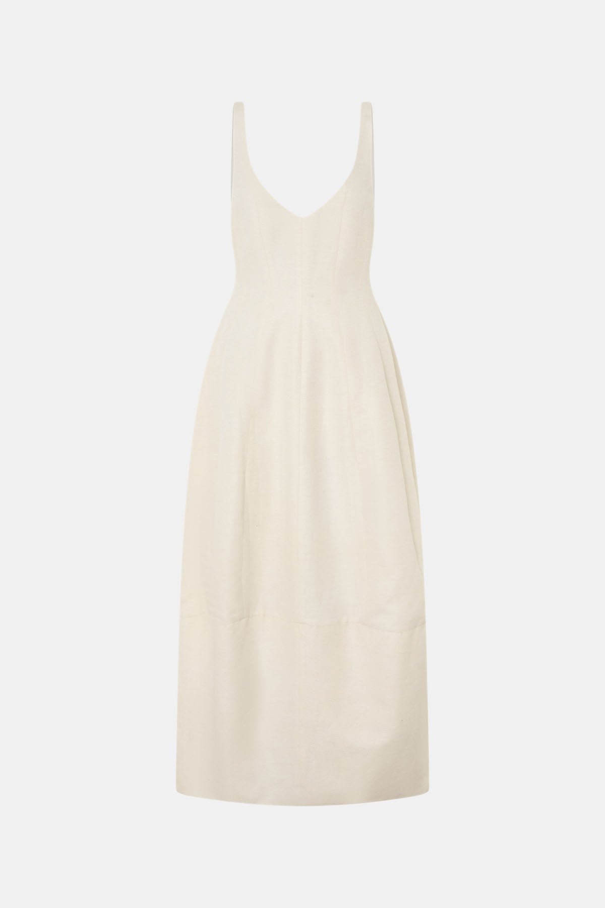 Ghost view CAMILLA AND MARC Mala midi dress in cream.