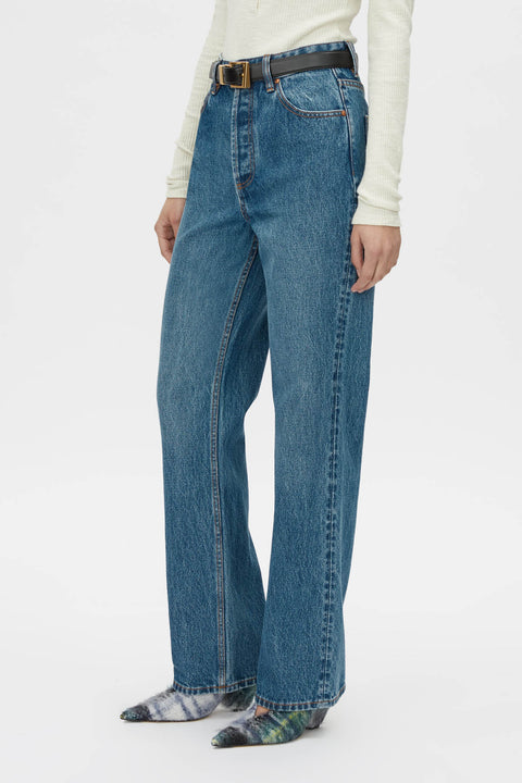 【関税込み】CAMILLA AND MARC ブルー Mateja ジーンズ C&M Camilla and Marc Mateja Wide Jean Washed Blue | Stylerunner