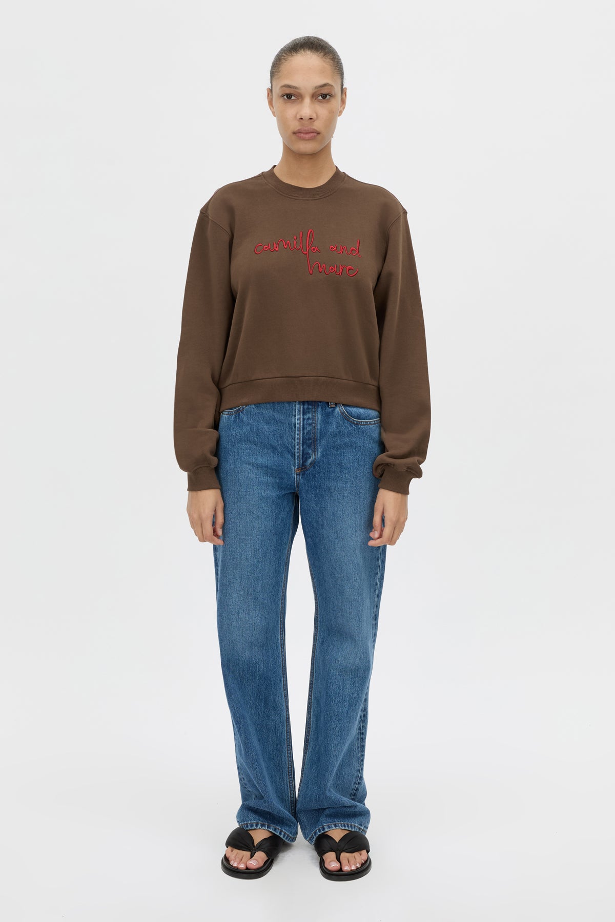 Maren Crop Emb Tracksuit Top