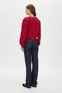 Maren Crop Emb Tracksuit Top