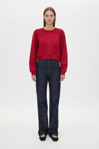 Maren Crop Emb Tracksuit Top