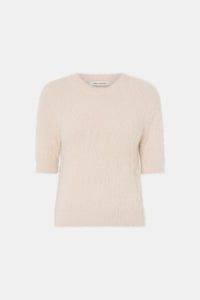 Ghost View CAMILLA AND MARC Maxime Knit Top in powder pink with a slim fit and knit fabric.