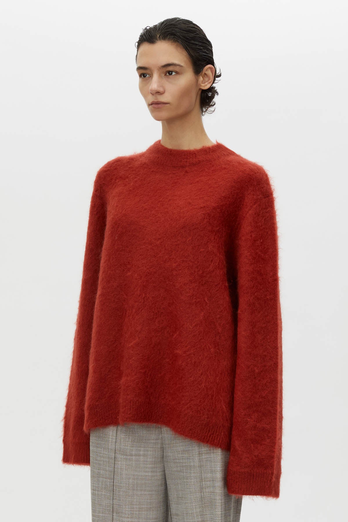 Meier Brushed Knit Sweater