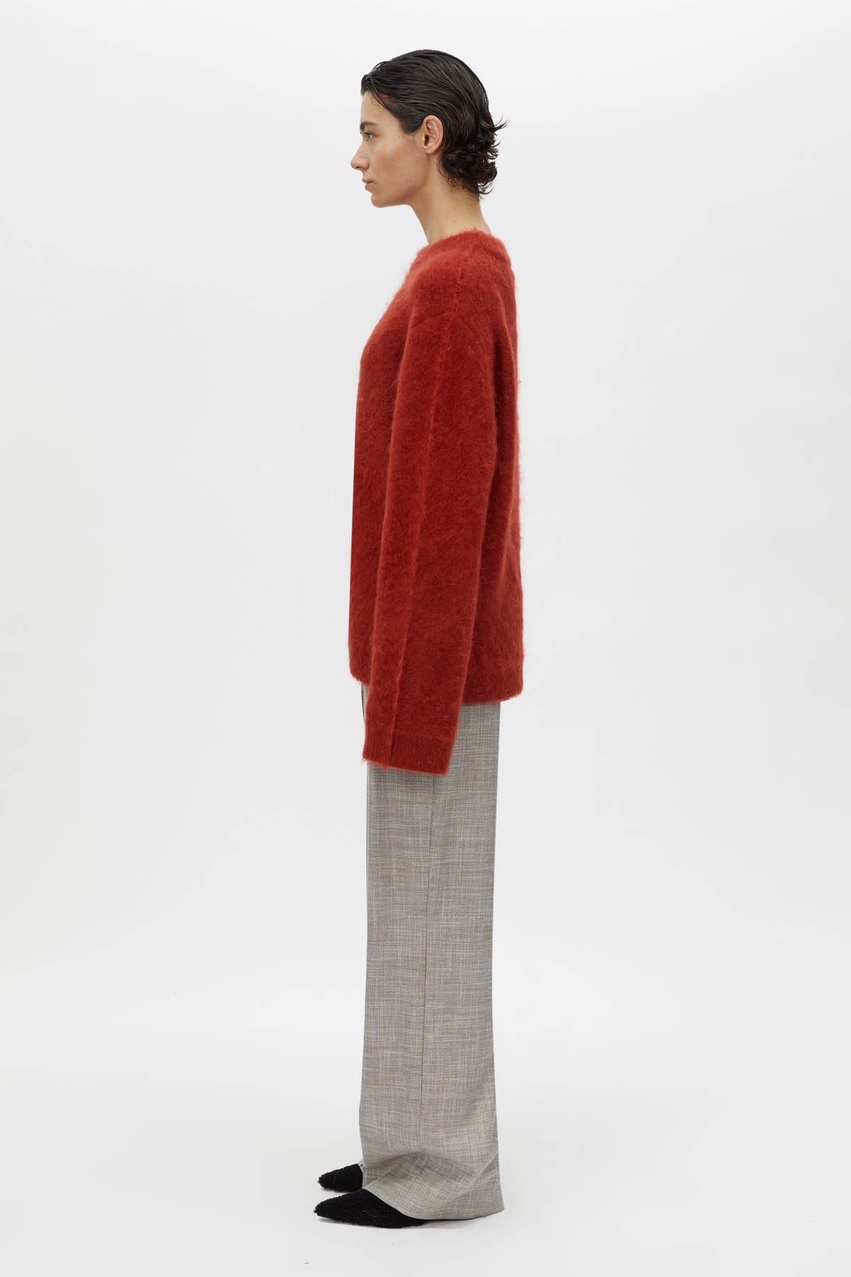 Meier Brushed Knit Sweater