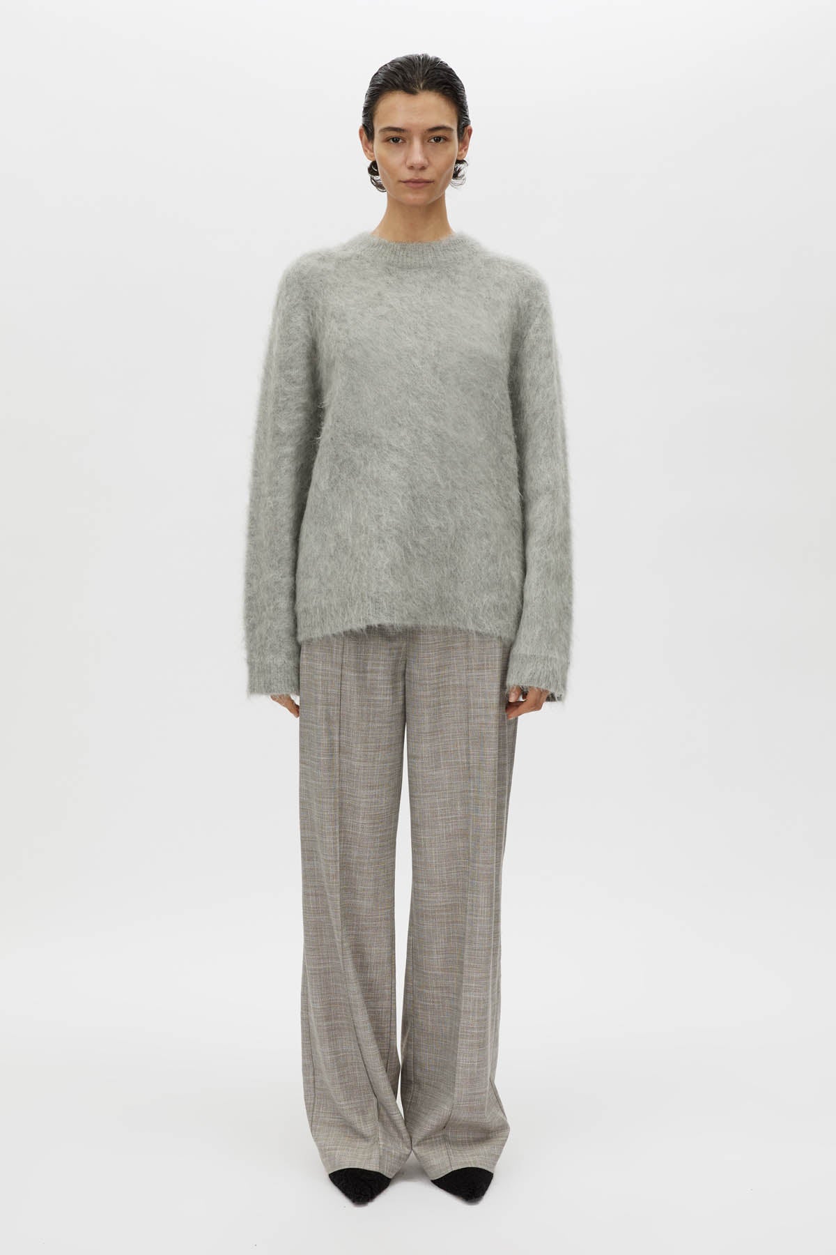 Meier Brushed Knit Sweater