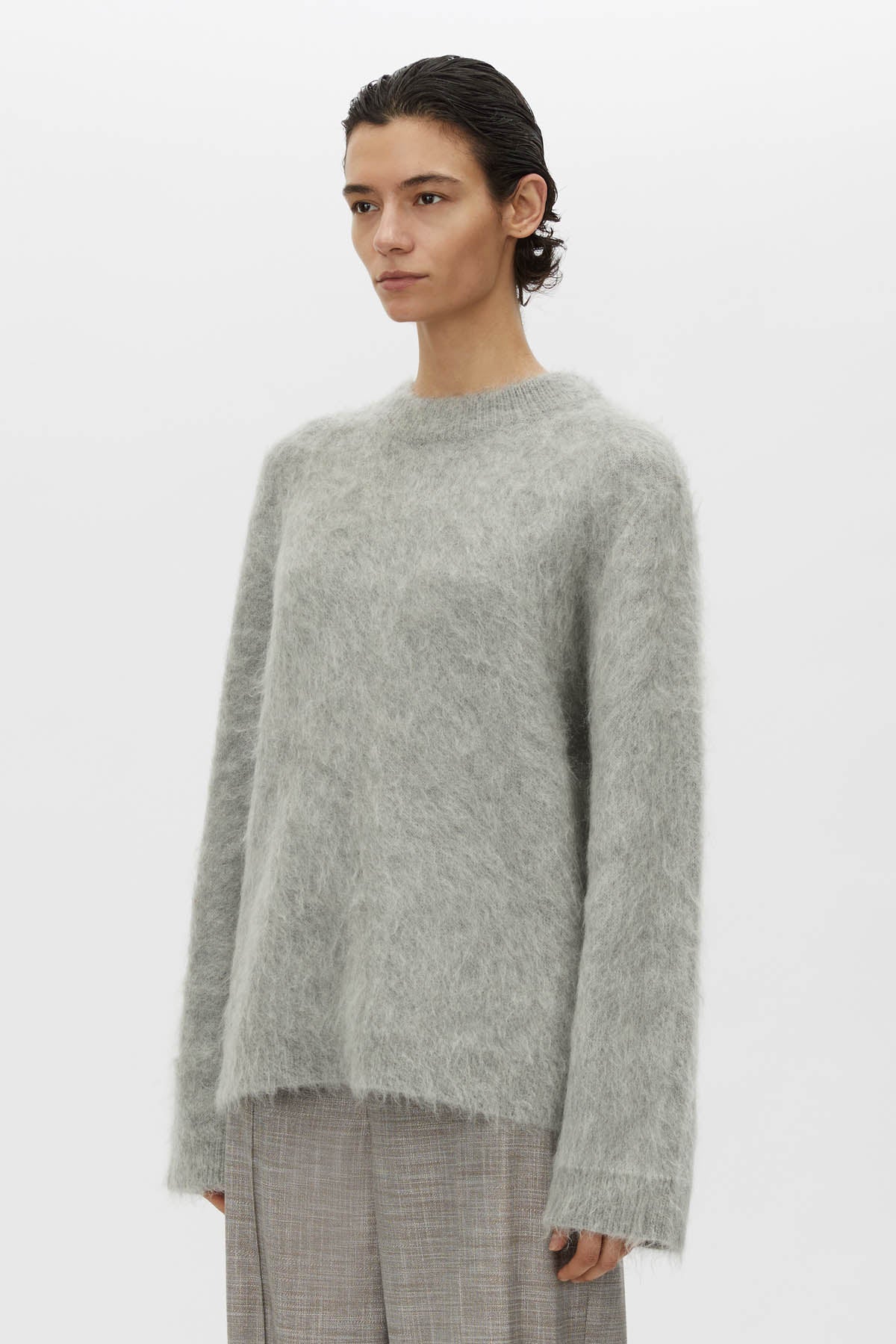 Meier Brushed Knit Sweater