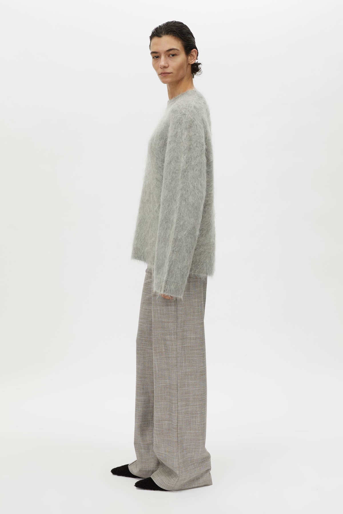 Meier Brushed Knit Sweater