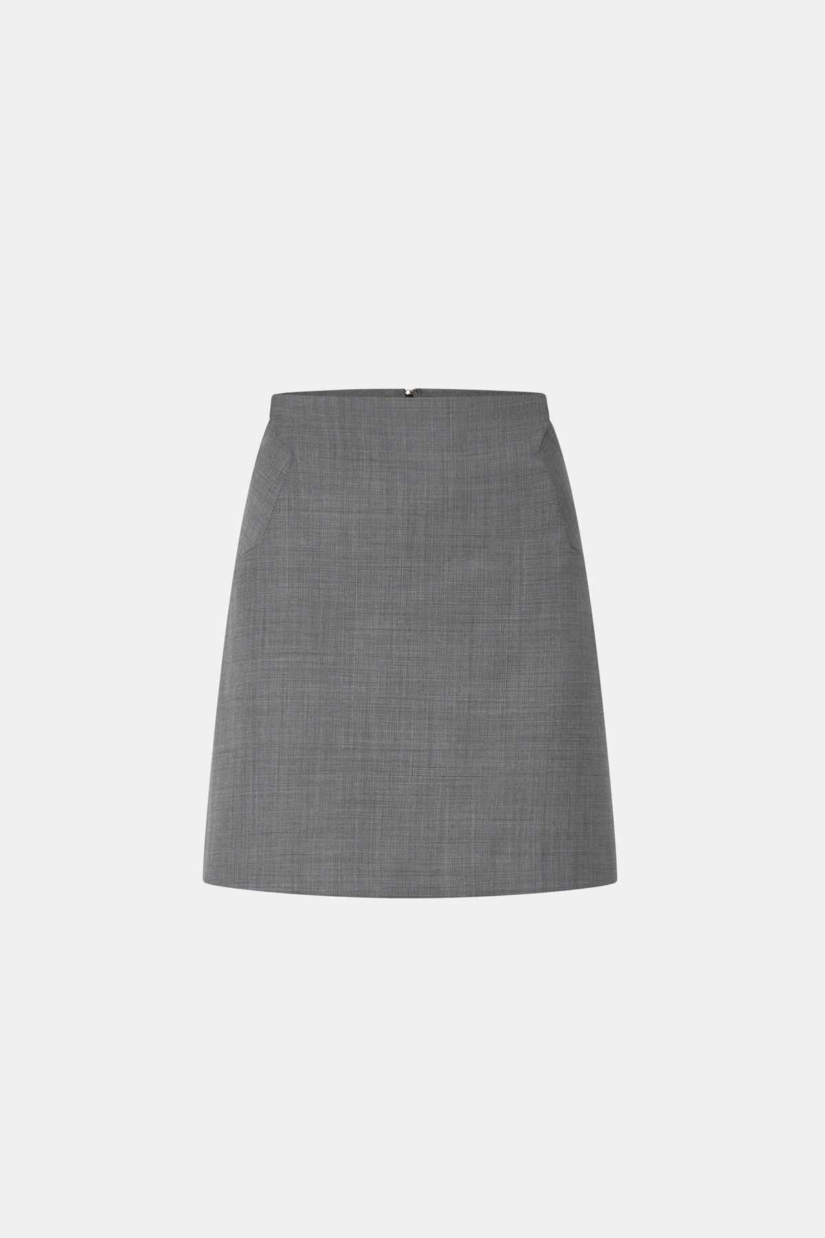 スカート Andmary Holly mini skirt gray M Meyer Mini Skirt in Charcoal Grey - CAMILLA AND MARC® C&M