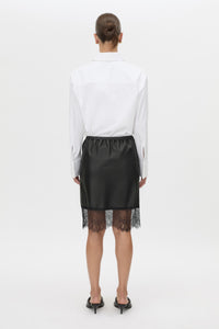 Nes Leather Skirt