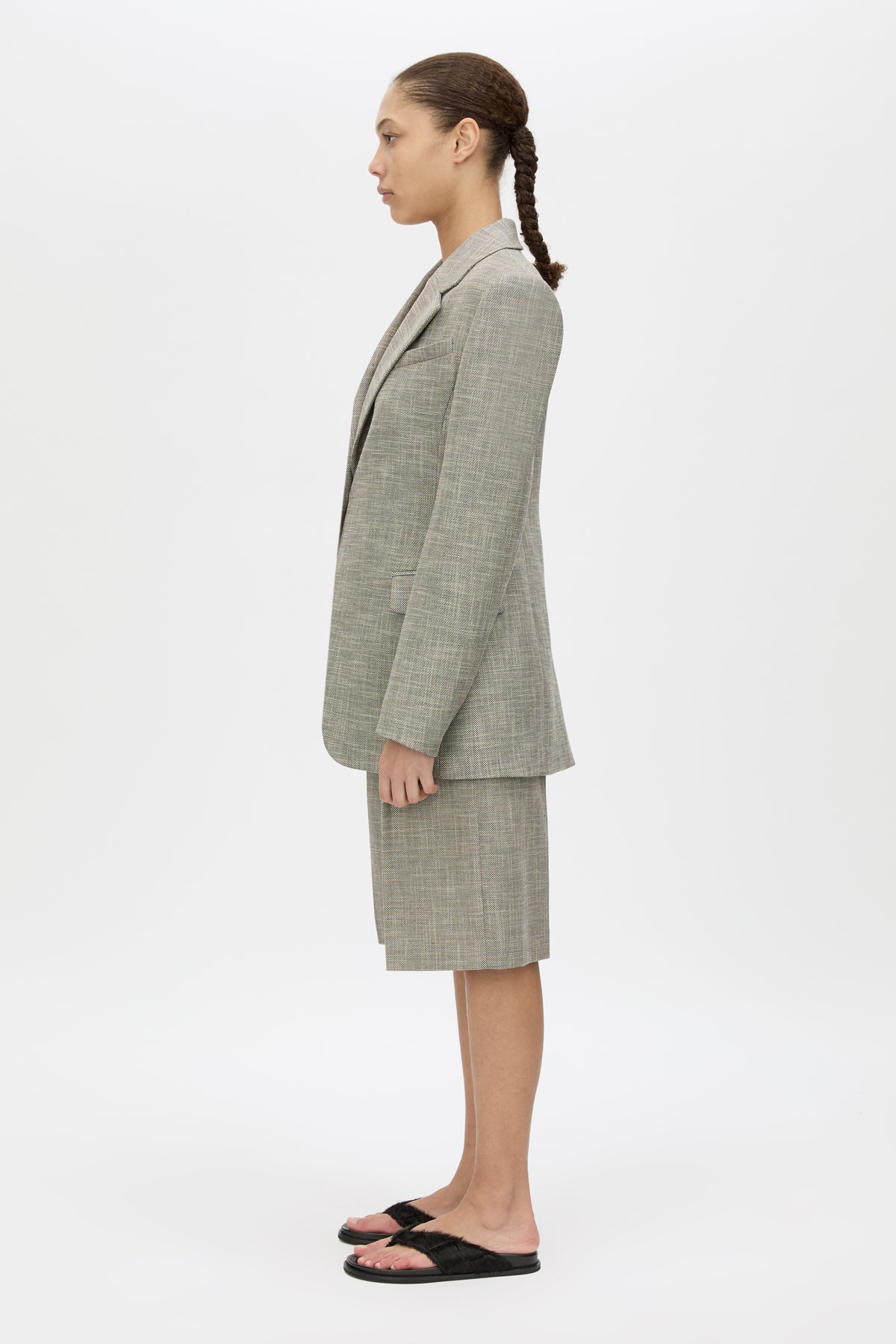 Nestor Blazer - CAMILLA AND MARC Nestor single breasted fitted blazer in chocolate marle