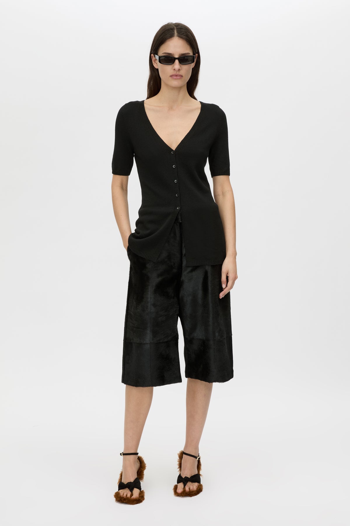 Nimbus Buttoned Short Sleeve Top