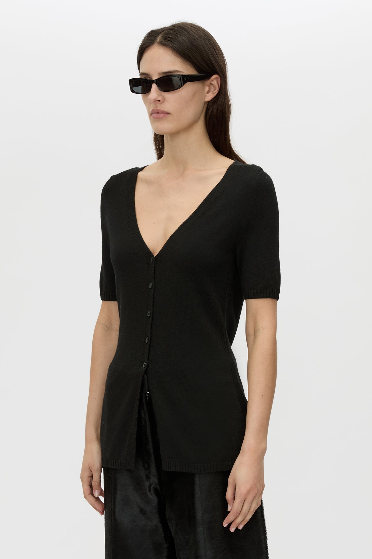 Nimbus Buttoned Short Sleeve Top