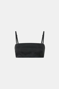 Ghost view CAMILLA AND MARC Noe Bandeau Top in Black with a sheer silk‑blend finish.