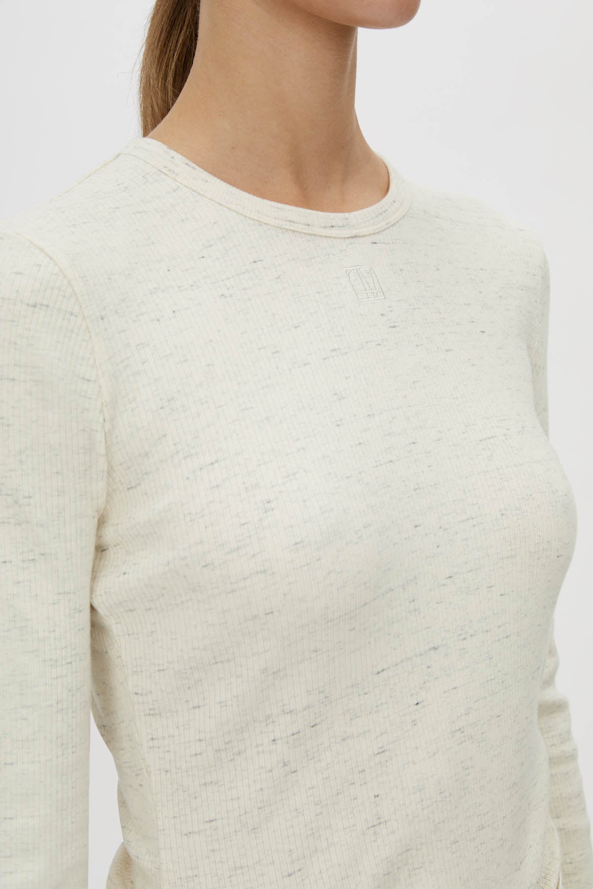 Nora Long Sleeve Monogram Top