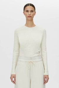 Nora Long Sleeve Monogram Top
