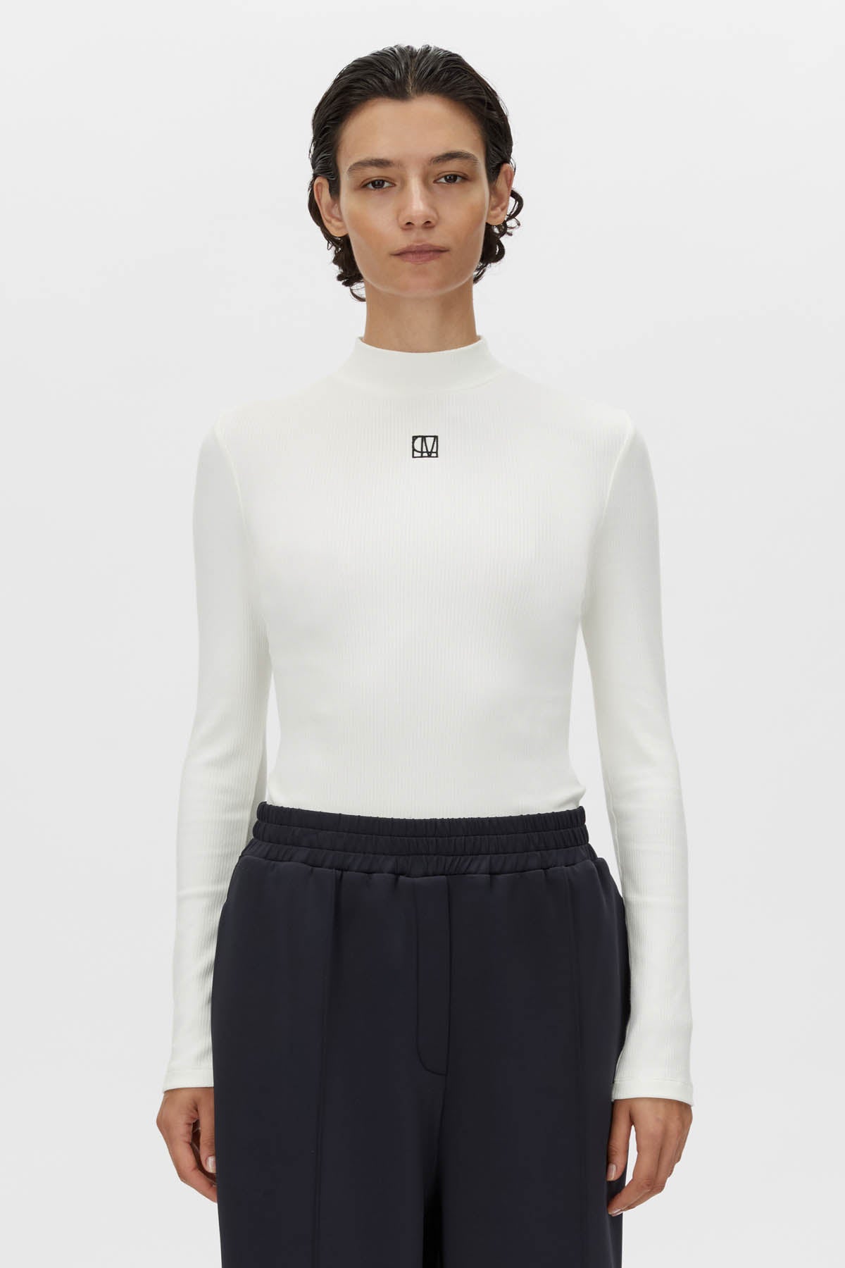 Nora Rib Long Sleeve Top