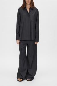 Ophyria Shirt - CAMILLA AND MARC Ophyria stripe long sleeve shirt with dropped shoulders