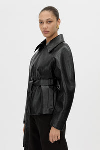 Oreno Croc Belted Jacket
