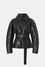 Oreno Croc Belted Jacket