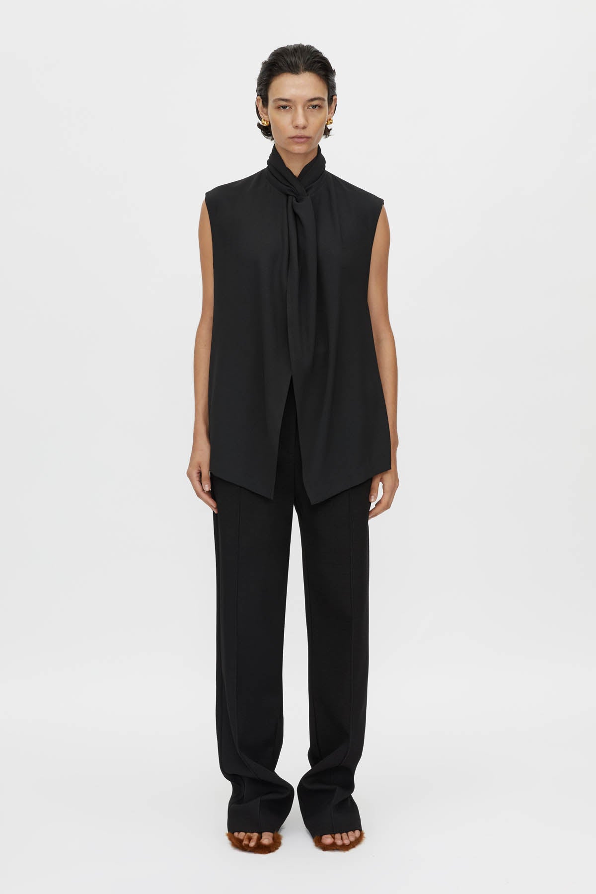 Oriole Twist Neck Top