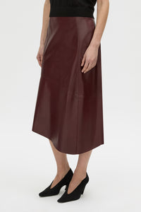 Orrin Leather Skirt