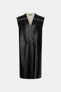 Oswald Reverse Shearling Long Vest