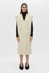 Oswald Reverse Shearling Long Vest