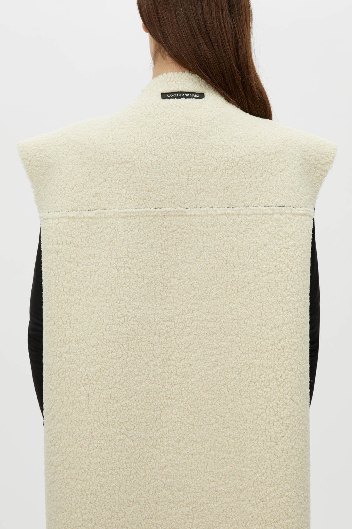 Oswald Reverse Shearling Long Vest