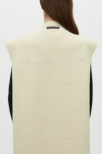 Oswald Reverse Shearling Long Vest