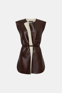 Oswald Reversible Shearling Vest