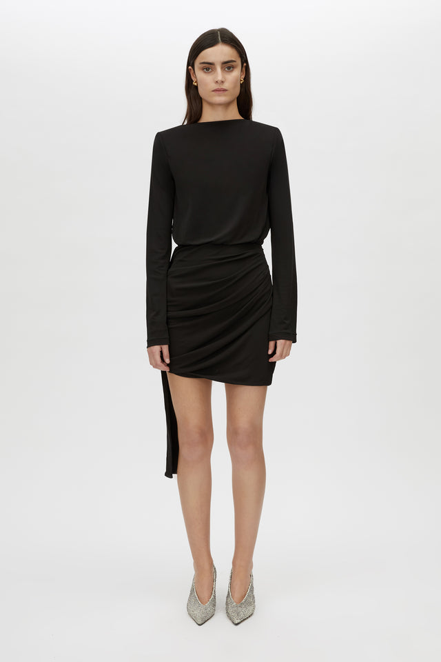 ANDMARY Camila mini dress ブラック ANDMARY】Camilla mini dress