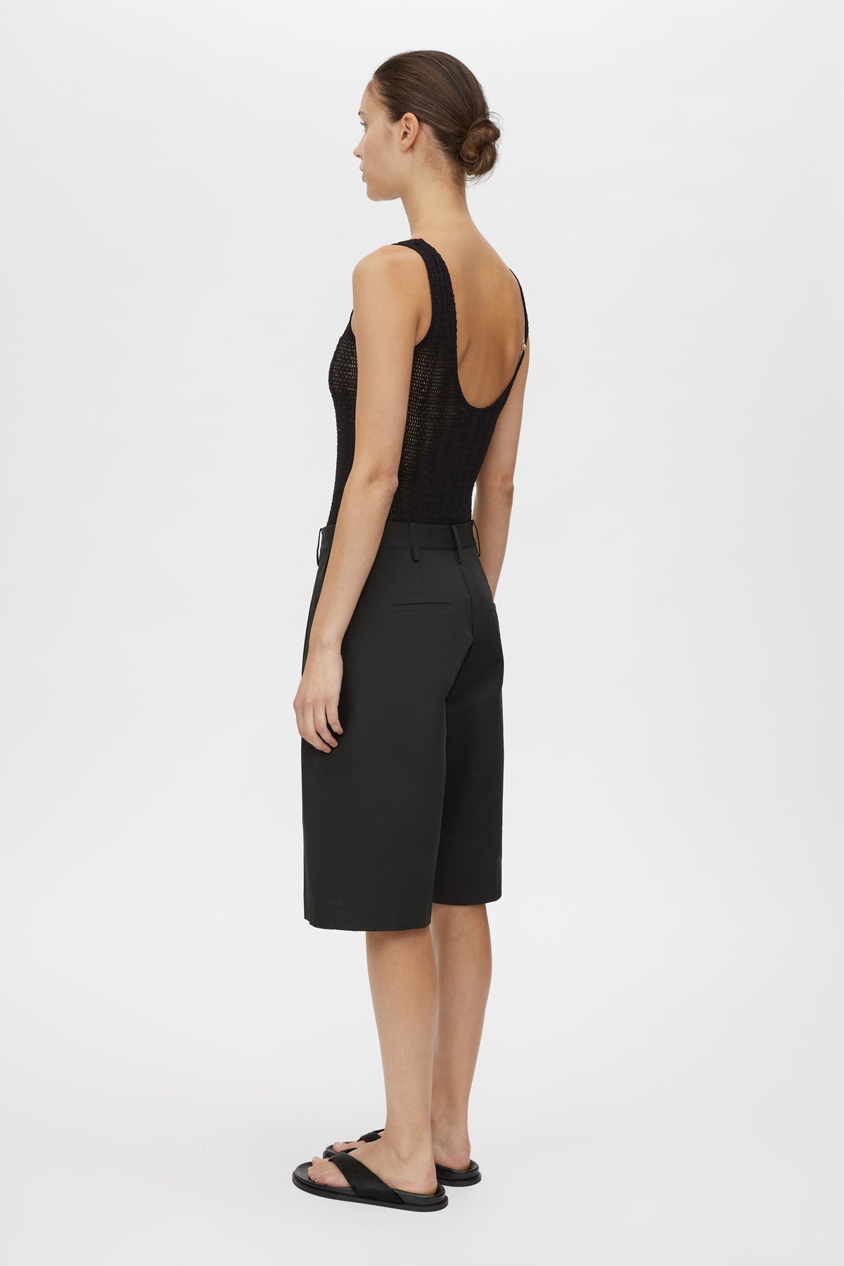 Pieta Bodysuit - CAMILLA AND MARC Pieta black scoop bodysuit in semi-sheer lace