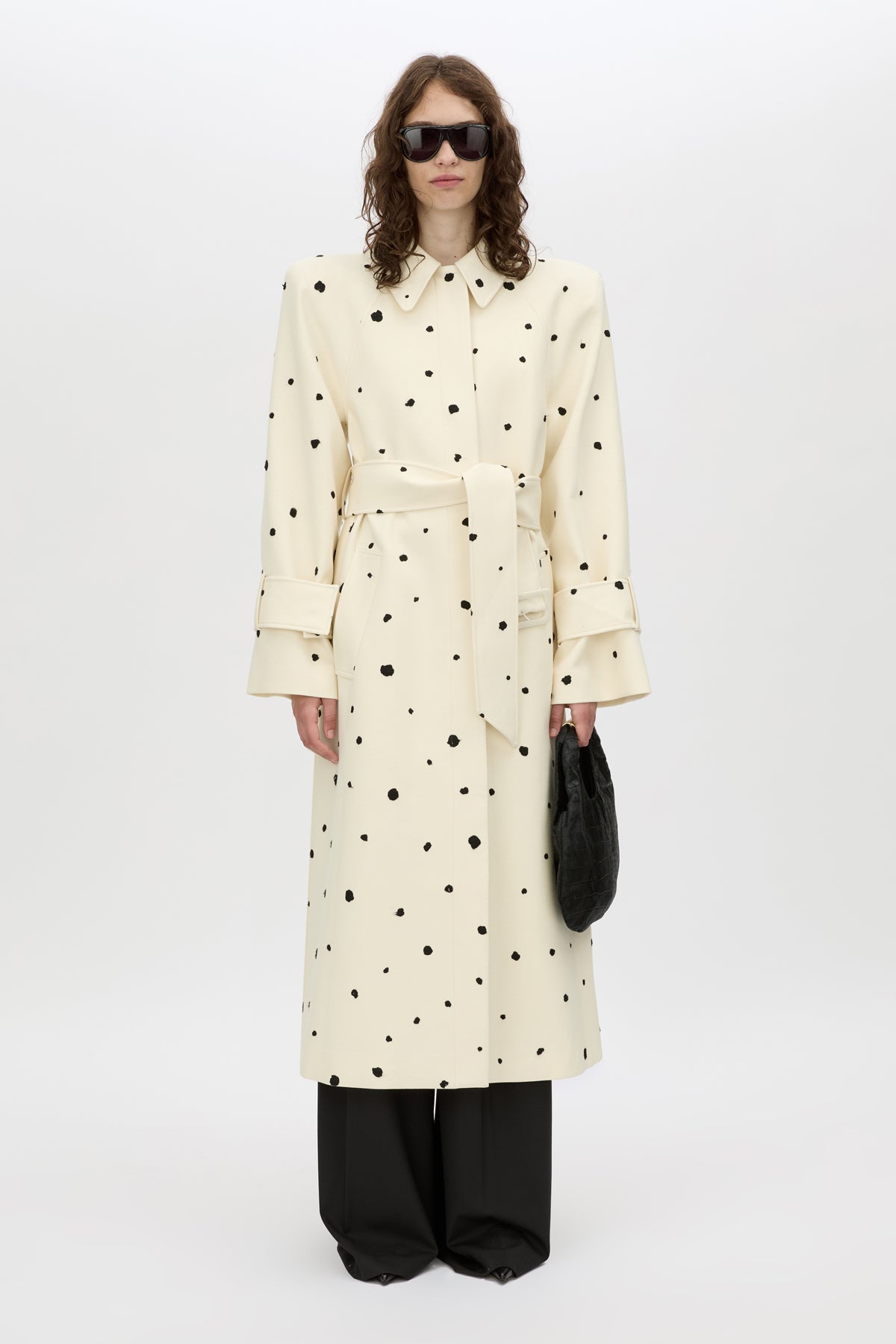 Ponza Coat - CAMILLA AND MARC Ponza eggshell trench coat with detachable fringe detail
