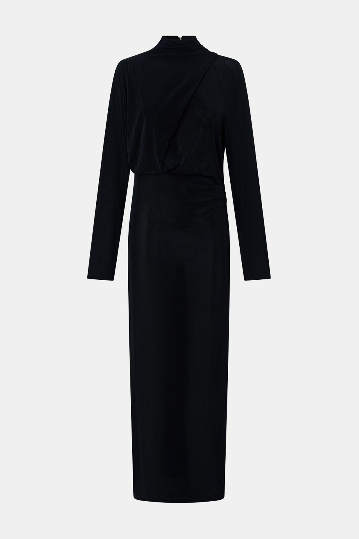 camilla and marc long sleeve dress Orsa Jersey Midi Dress in Navy Blue