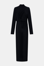 Ravine Draped Sleeve Dress