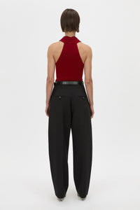 Ravine Wrap Neck Bodysuit