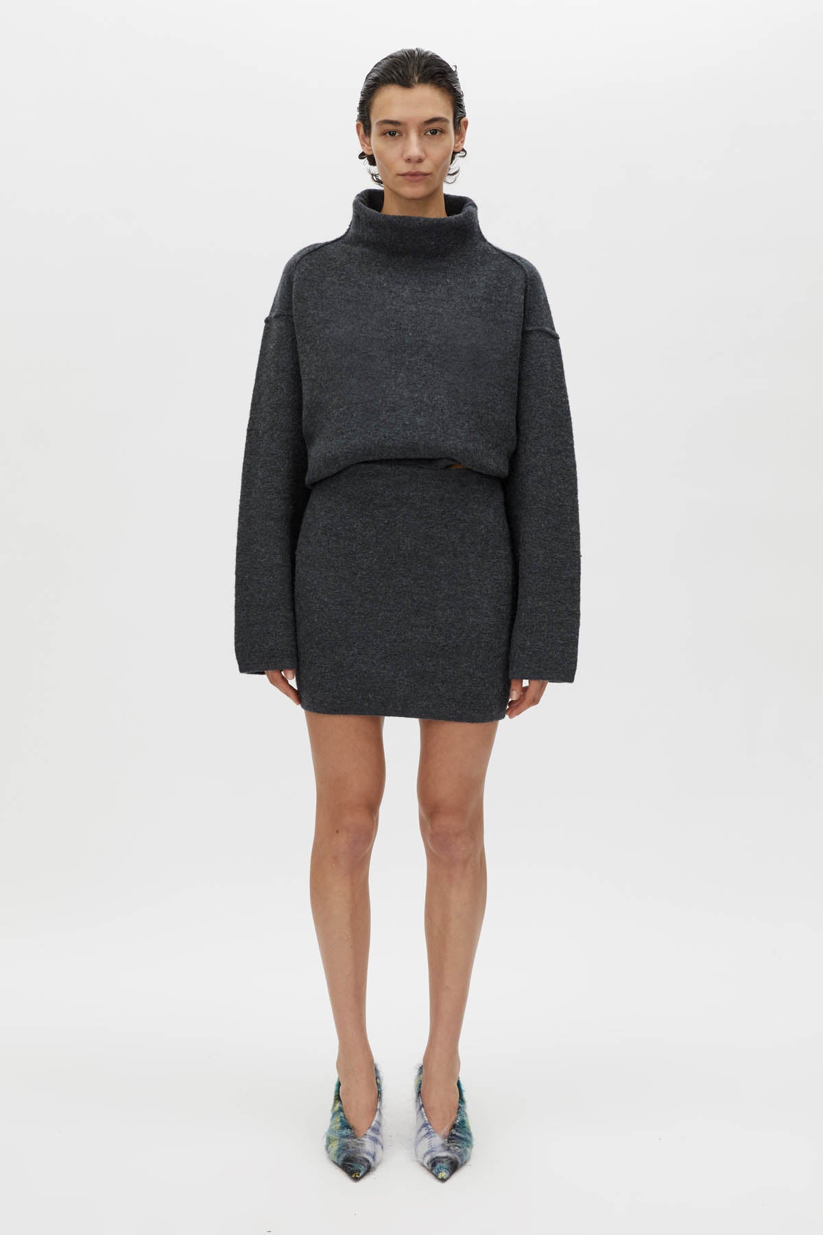 Rohan Knit Funnel Neck Sweater