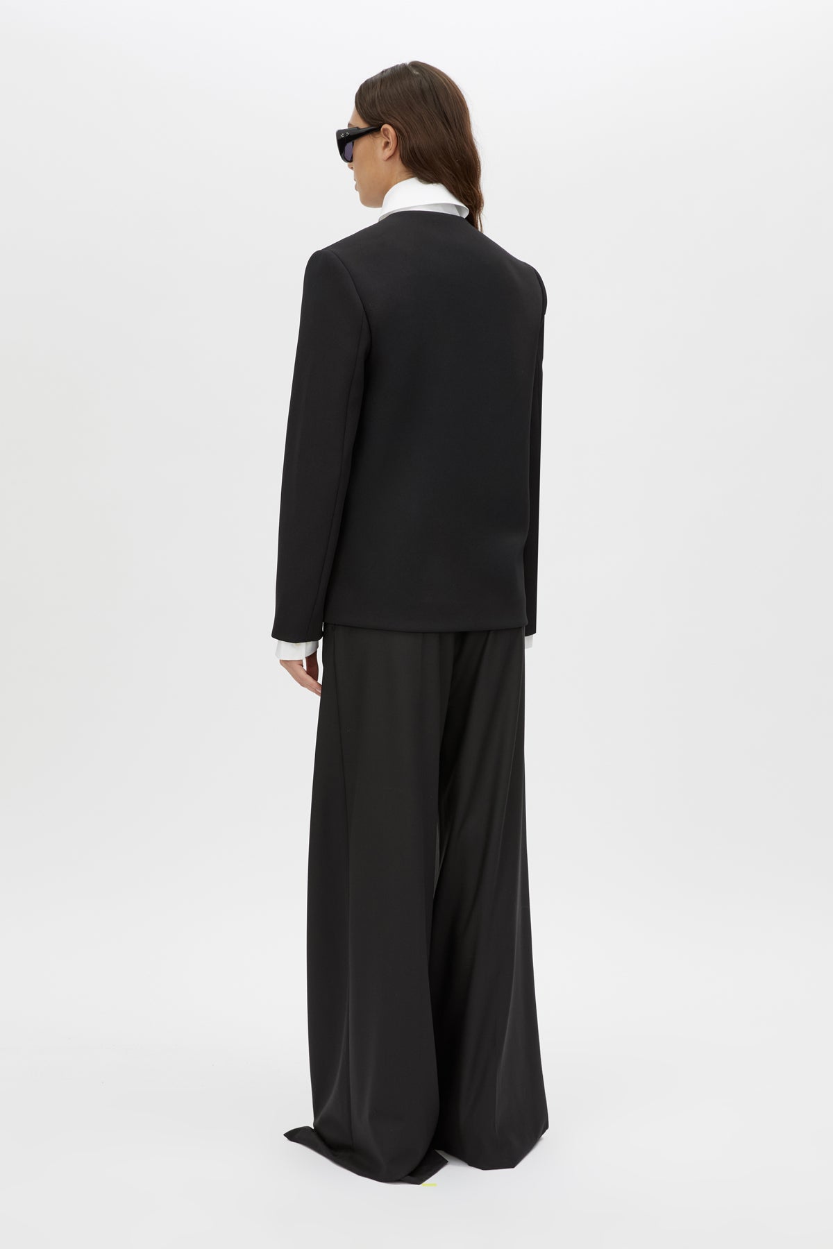 San Fitted Collarless Jacket