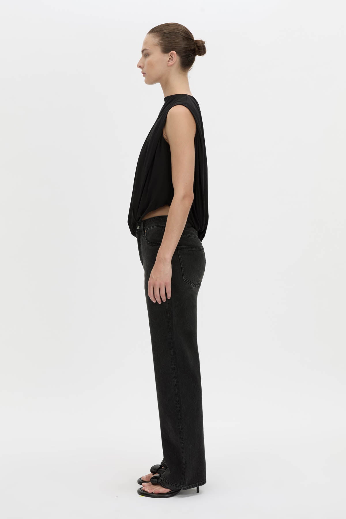 Siona Sleeveless Drape Top
