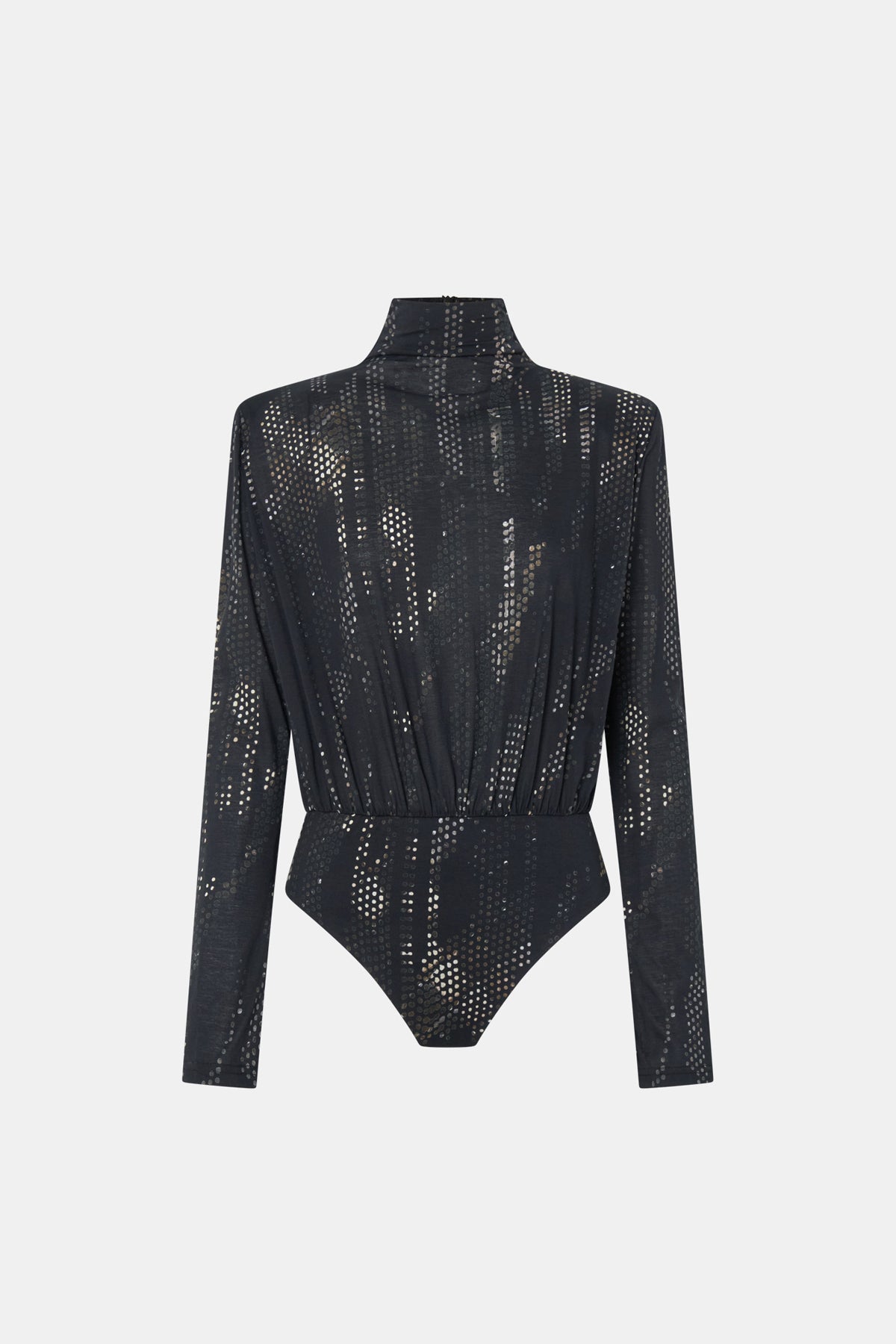 Talice Bodysuit - CAMILLA AND MARC Talice printed long sleeve bodysuit with high fitted neckline