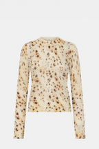 Teneva Printed Knit Sweater