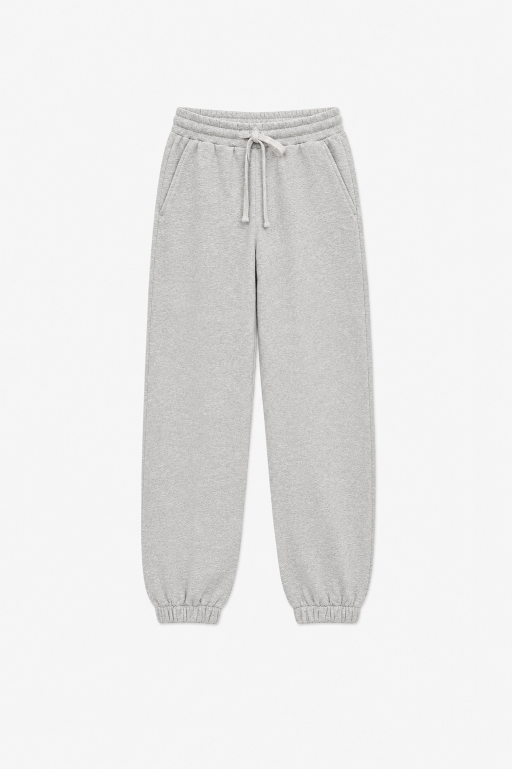 Ghost view CAMILLA AND MARC relaxed Tia Logo Track Pant in mid grey with a gathered elasticated waistband.