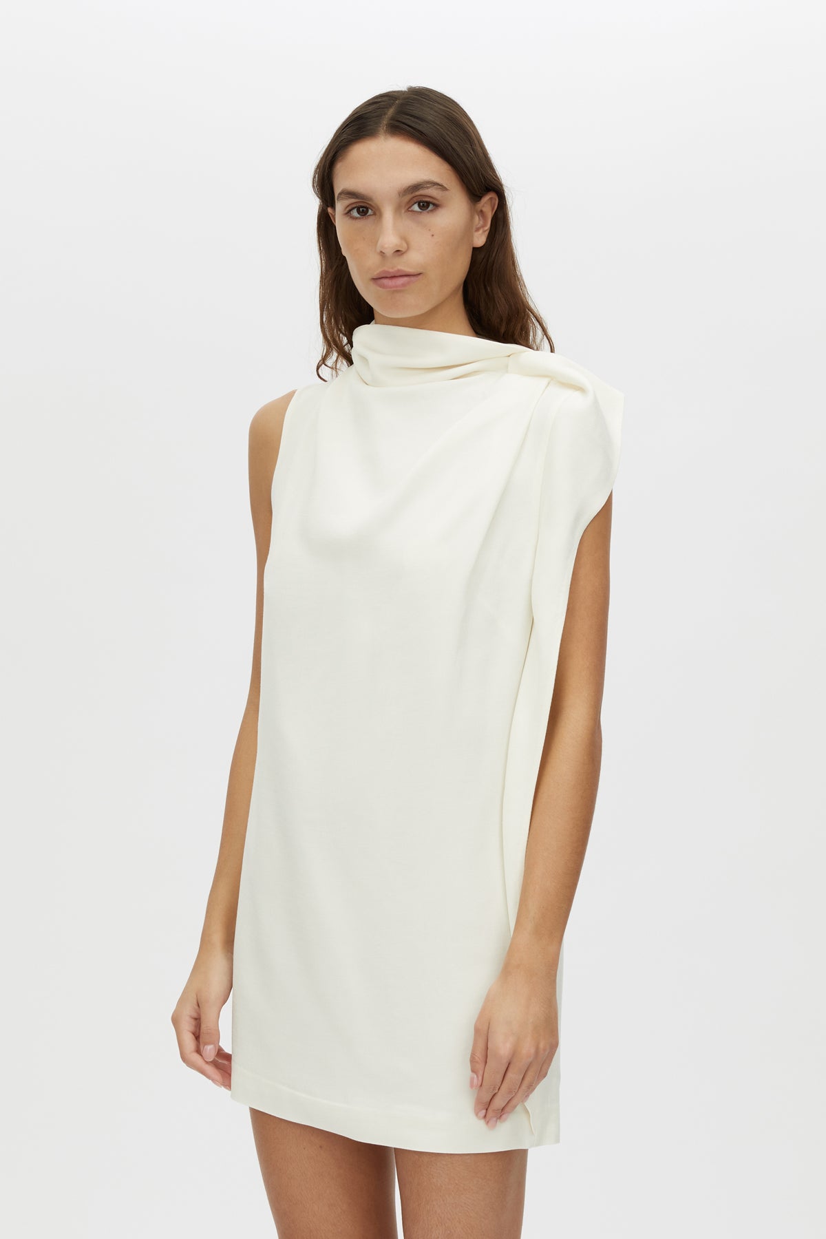 Tove Mini Sash Dress in Cream - CAMILLA AND MARC® C&M