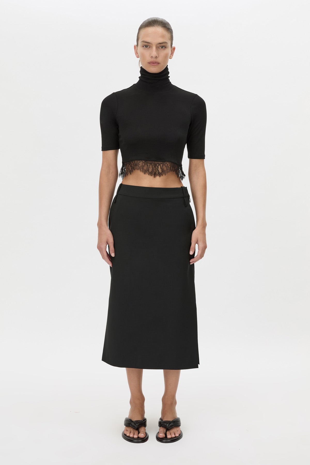 Valentin Lace Trim Tee